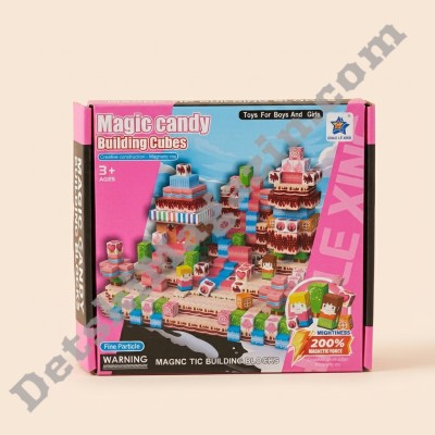 Магнитен конструктор Candy – Building Cubes