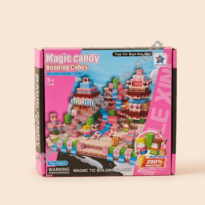 Магнитен конструктор Candy – Building Cubes