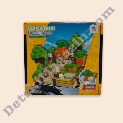 Магнитен конструктор Carrot Farm – Building Cubes