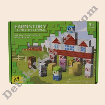 Магнитен конструктор Farm Story