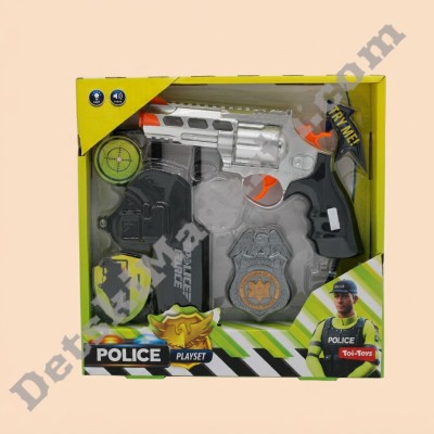 Пистолет със Звуци и Кобур TToys Police Playset