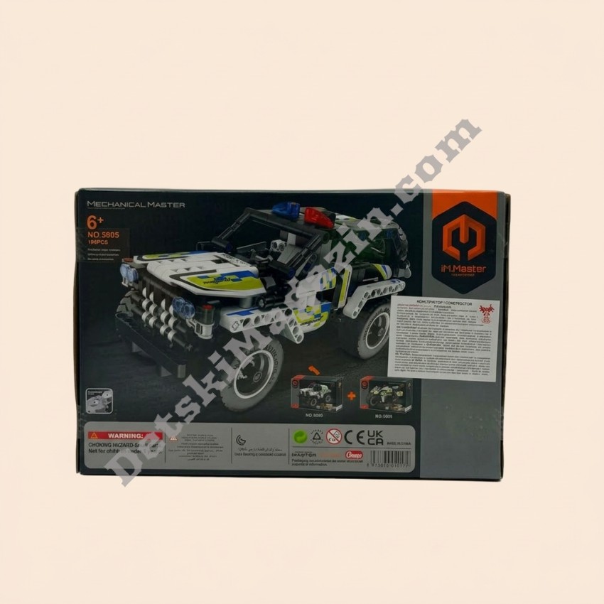 Конструктор Mechanical Master полицейски джип