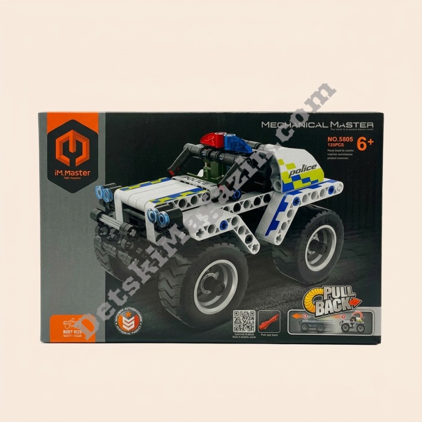 Конструктор Mechanical Master полицейски джип