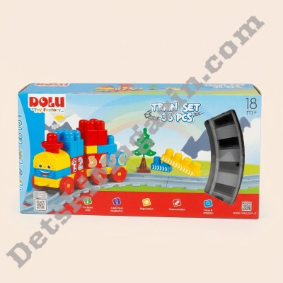 Детски влак с релси Dolu Train Set 5080