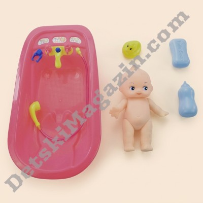 Бебе във вана с душ Little Bathroom