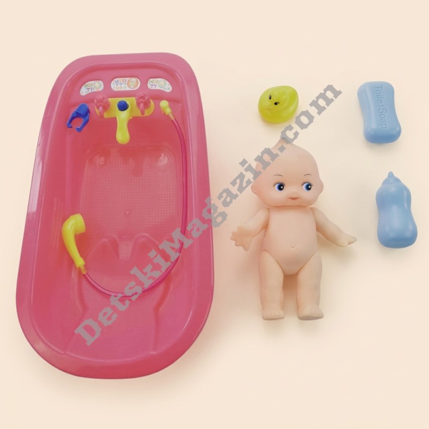 Бебе във вана с душ Little Bathroom
