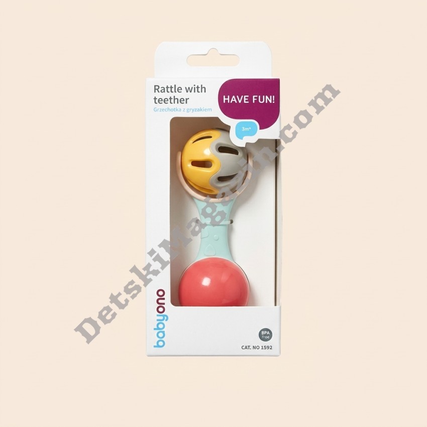 Дрънкалка с гризалка BabyOno 1592
