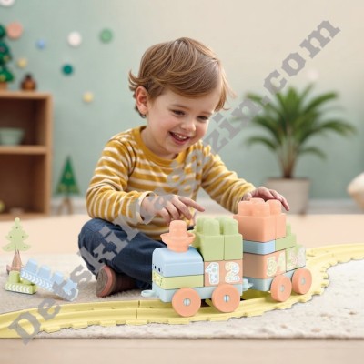 Детски влак с релси Dolu Train Set 5220