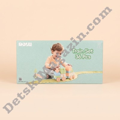 Детски влак с релси Dolu Train Set 5220