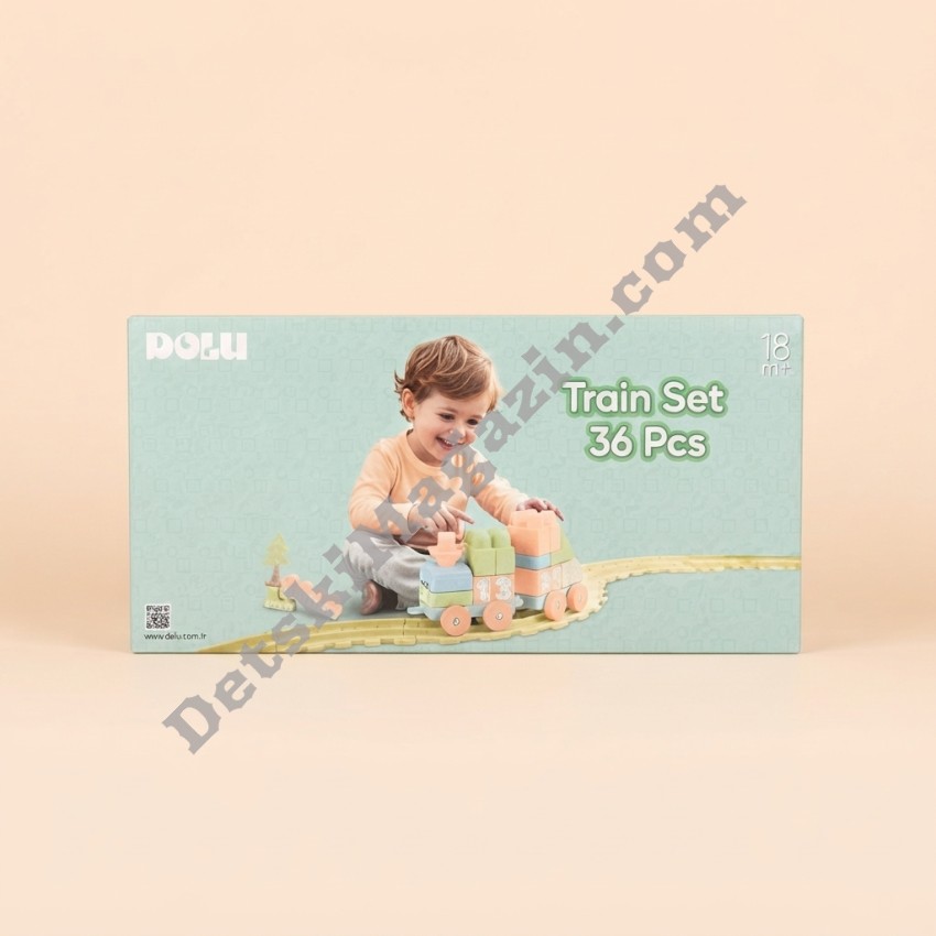 Детски влак с релси Dolu Train Set 5220