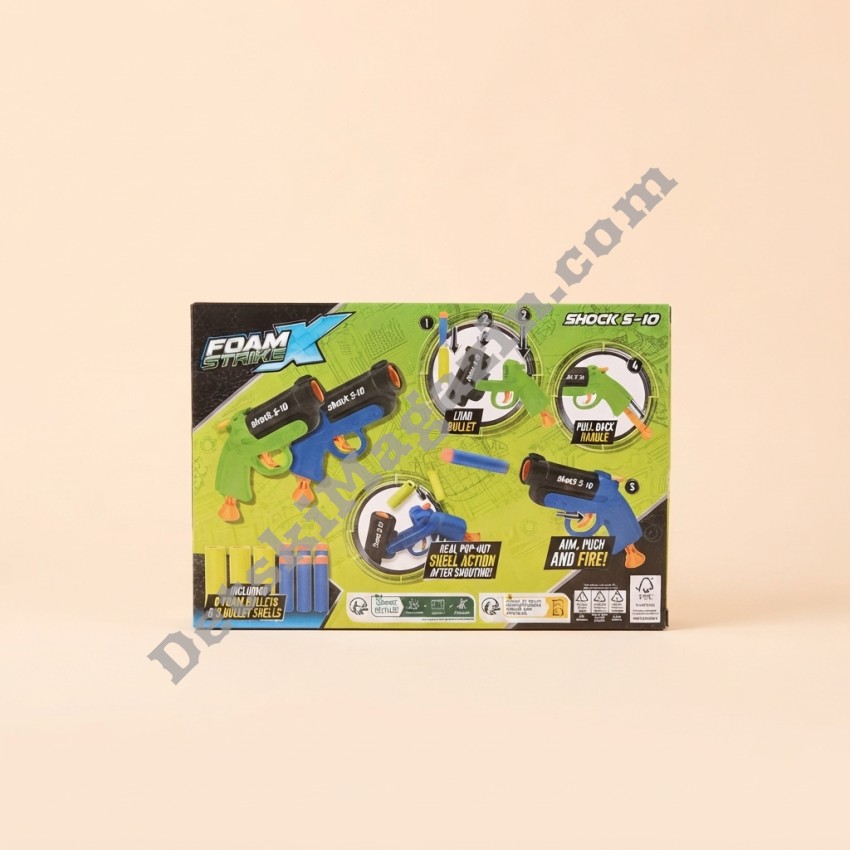 Играчка пистолет Foam Strike X Shock S-10