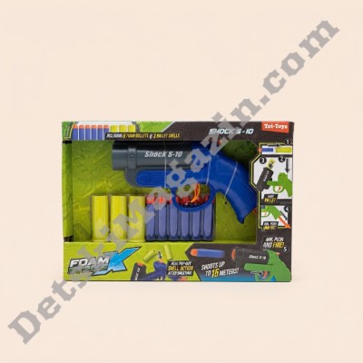 Играчка пистолет Foam Strike X Shock S-10