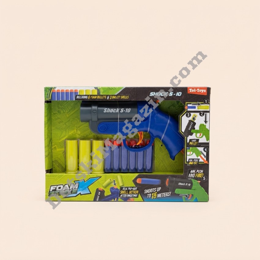 Играчка пистолет Foam Strike X Shock S-10