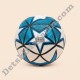 Футболна топка UEFA Champions League Blue