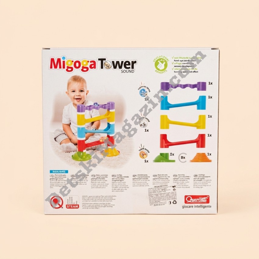 Писта с топче дрънкалка Migoga Tower Sounds
