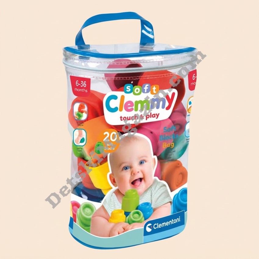 комплект от 20 меки блокчета Soft Clemmy Touch & Play
