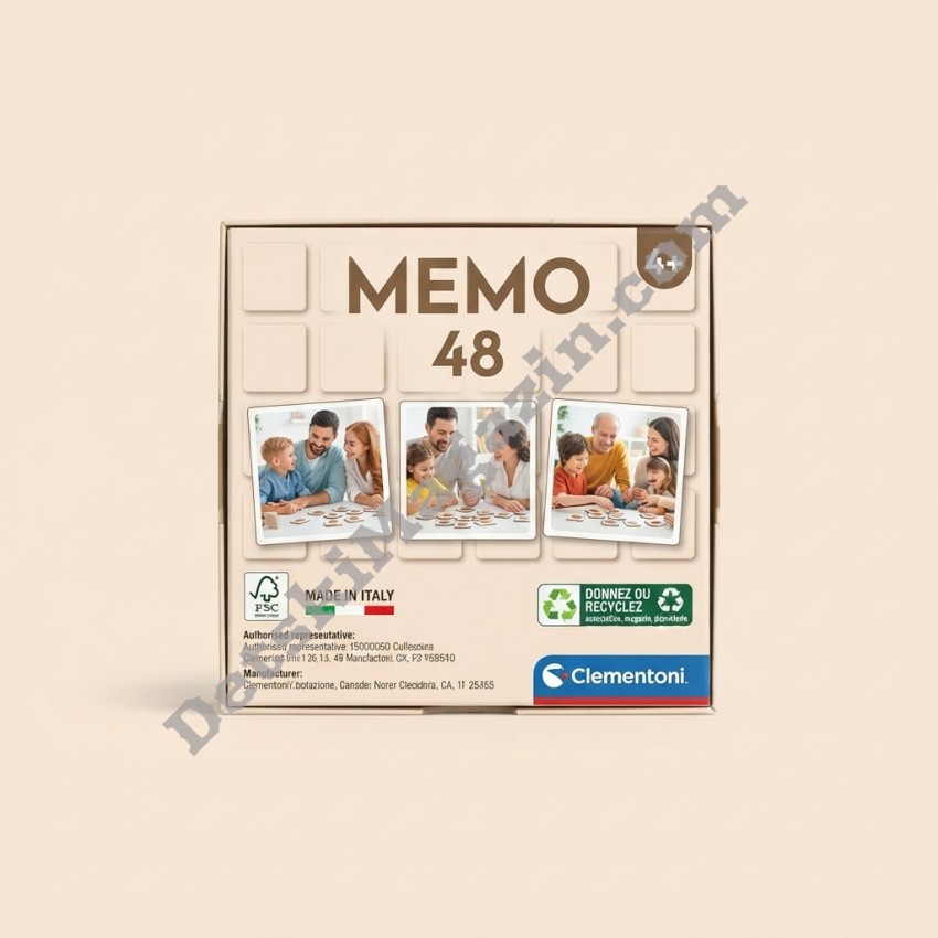 Образователна игра за памет Memo Farm Animals