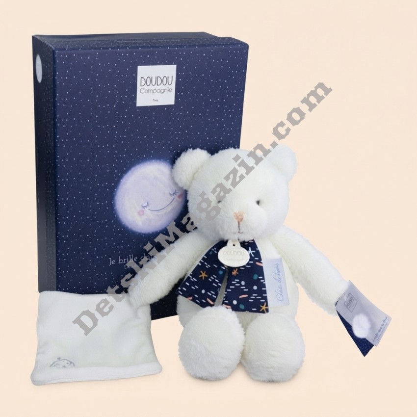 Плюшено мече Doudou et Compagnie – Je brille dans la Nuit