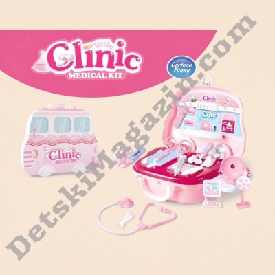 Чичо Доктор в Куфарче на Колела Little Clinic Розово