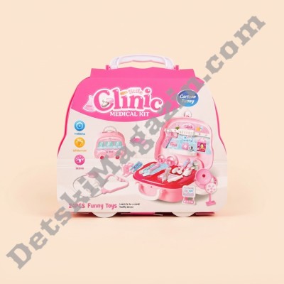 Чичо Доктор в Куфарче на Колела Little Clinic Розово