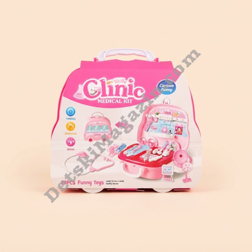 Чичо Доктор в Куфарче на Колела Little Clinic Розово