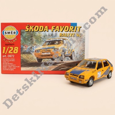 Mодел за сглобяване Škoda Favorit Rallye 96