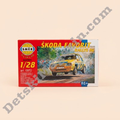Mодел за сглобяване Škoda Favorit Rallye 96
