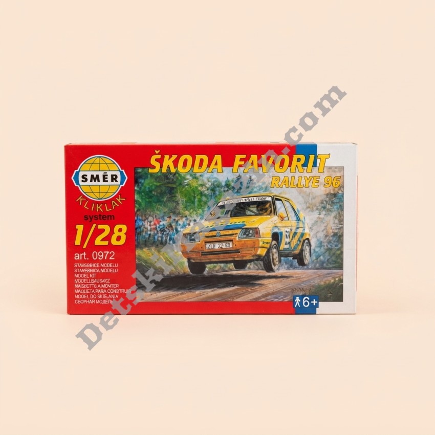 Mодел за сглобяване Škoda Favorit Rallye 96