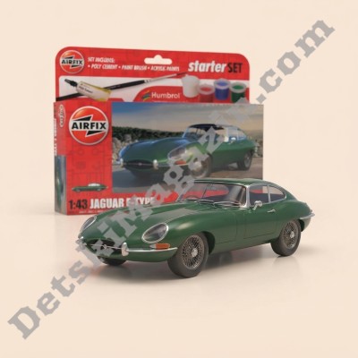 Модел за сглобяване Jaguar E-Type Starter Set