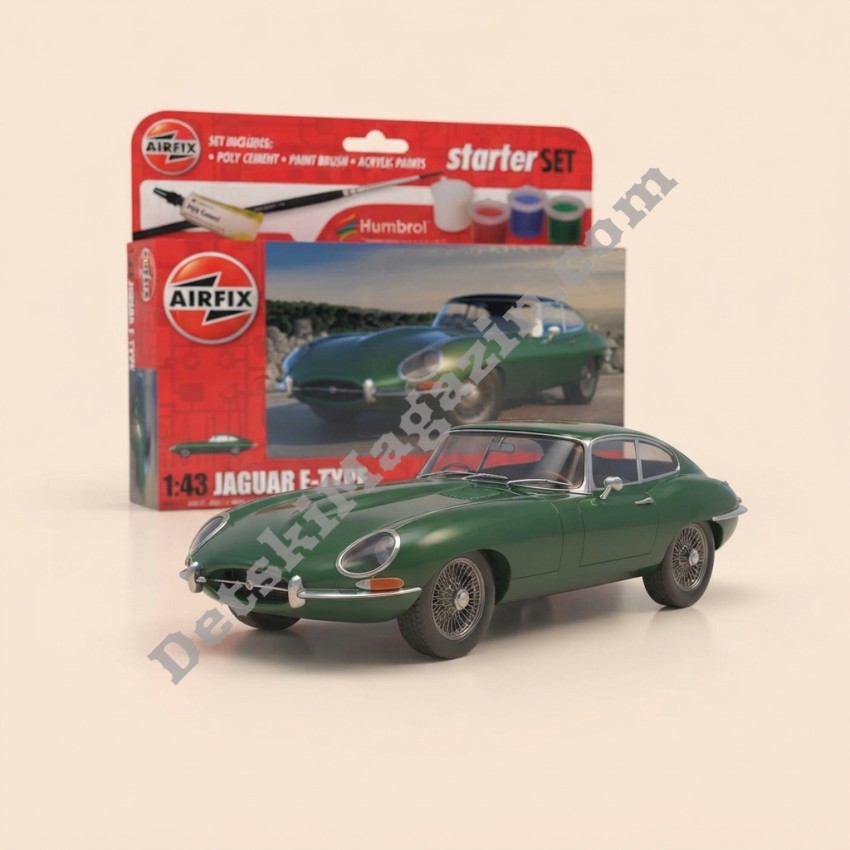 Модел за сглобяване Jaguar E-Type Starter Set