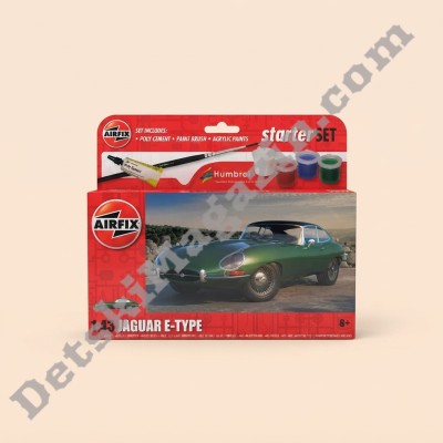 Модел за сглобяване Jaguar E-Type Starter Set