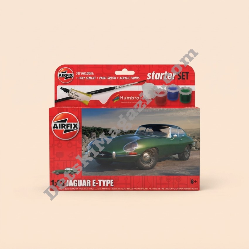 Модел за сглобяване Jaguar E-Type Starter Set
