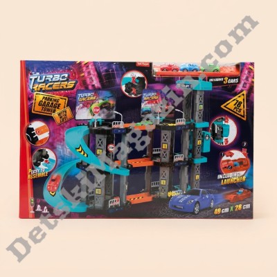 Многоетажен гараж и писта Turbo Racers