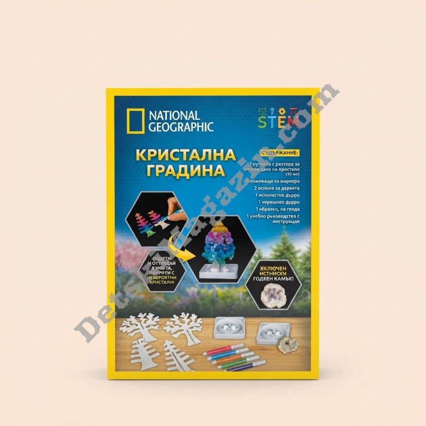 Детска лаборатория кристална градина National Geographic