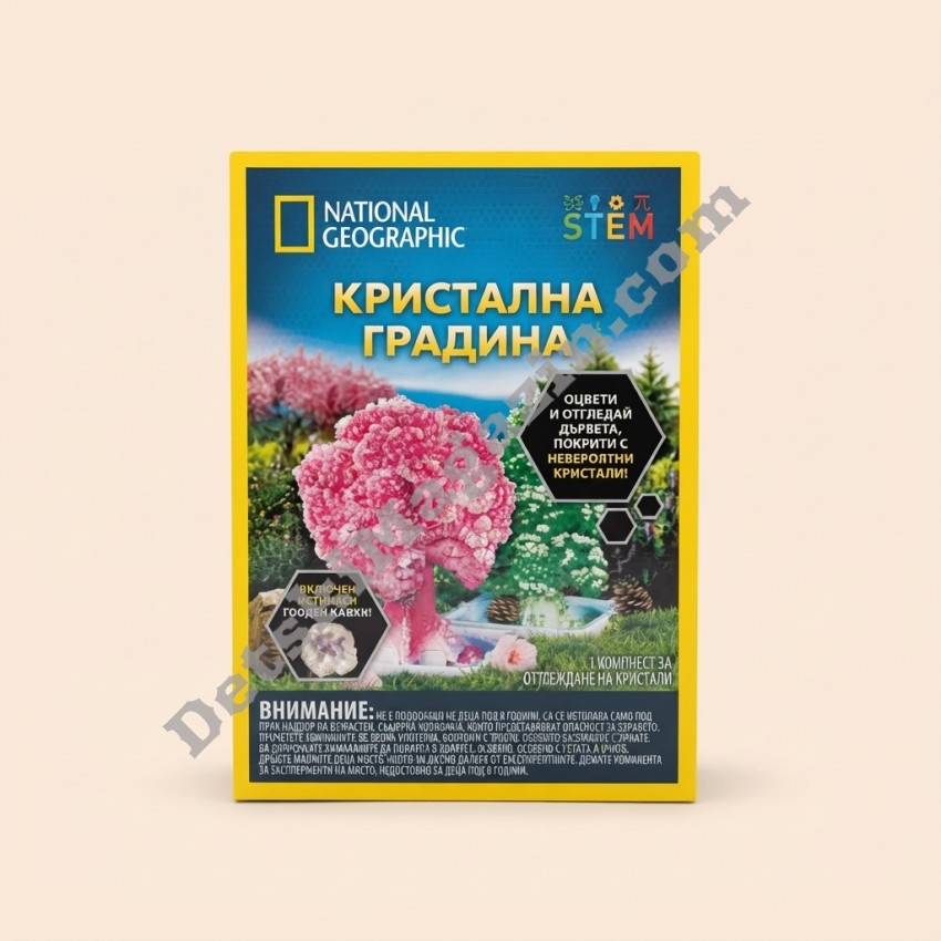Детска лаборатория кристална градина National Geographic
