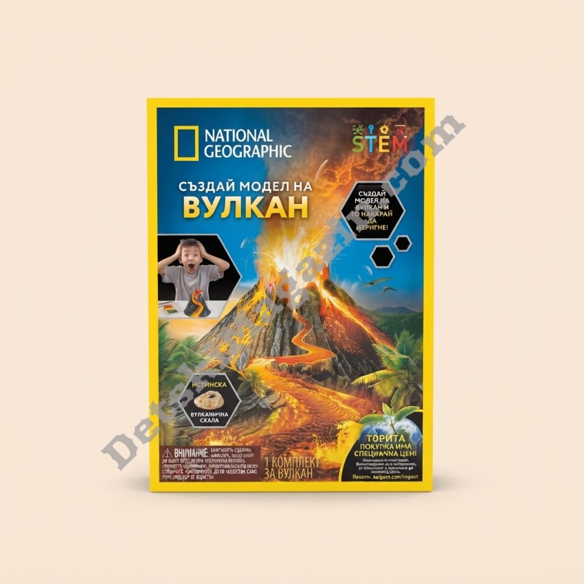 Модел на вулкан National Geographic