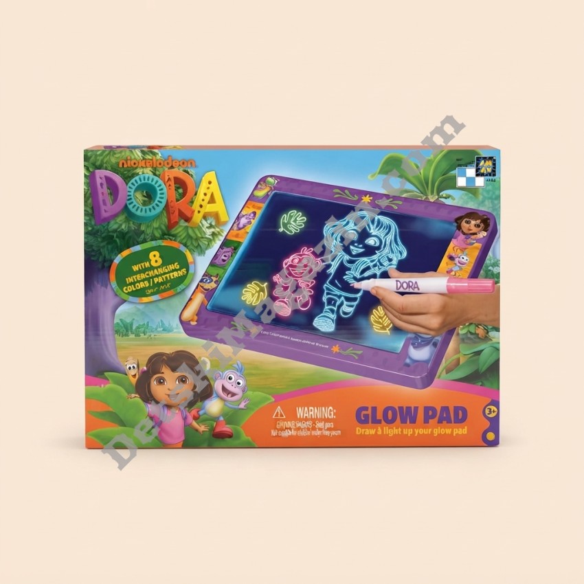  Светеща дъска за рисуване Dora Glow Pad
