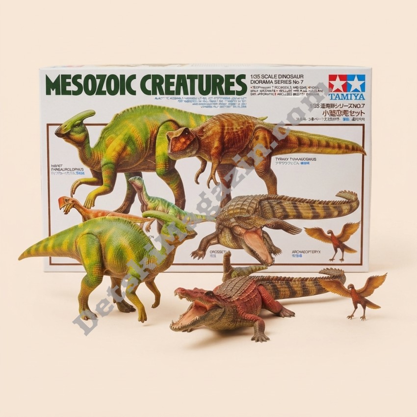 Диорама Mesozоic Creatures 1:35