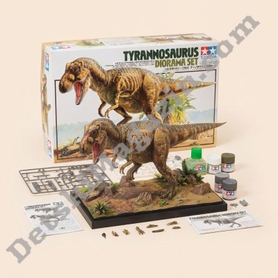 Диорама Tyrannosaurus Tamiya 1:35 