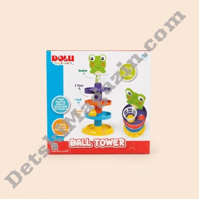 Бебешка кула с топче Dolu Toy Factory Ball Tower
