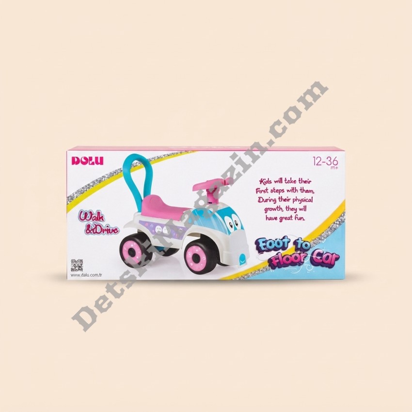 Детска количка за бутане DOLU Foot to Floor Car