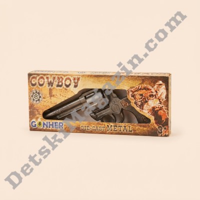 Детски  метален капсулен пистолет Cowboy – Gonher