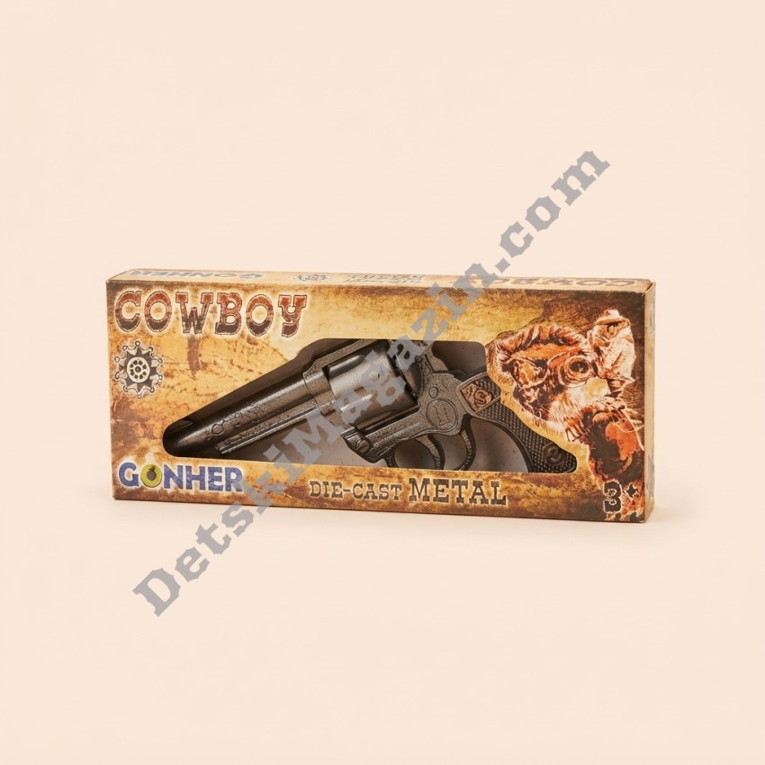 Детски  метален капсулен пистолет Cowboy – Gonher