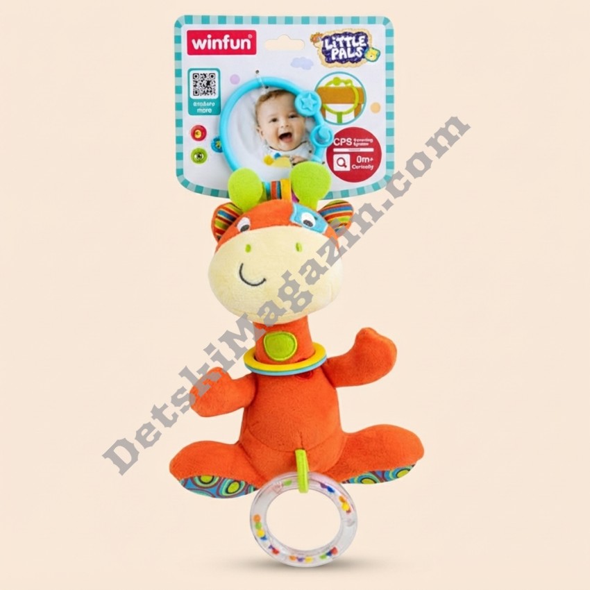 Бебешка дрънкалка жирафче WINFUN