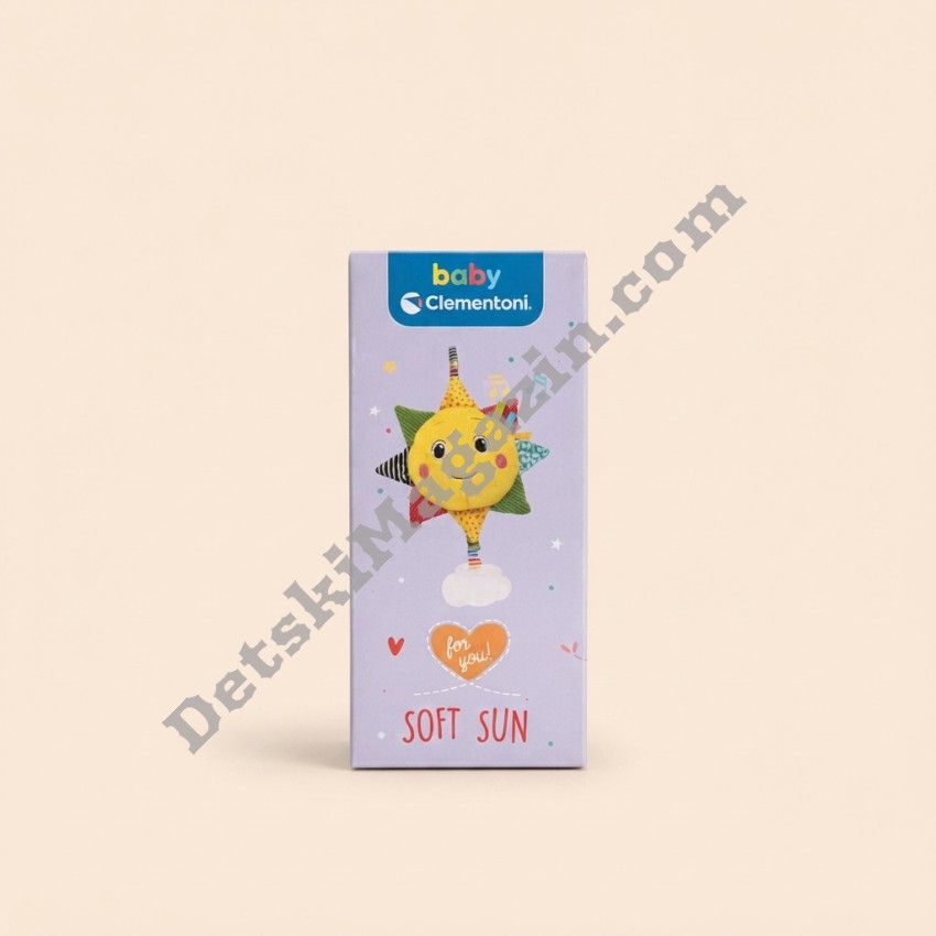 Плюшено музикална играчка слънце CLEMENTONI BABY