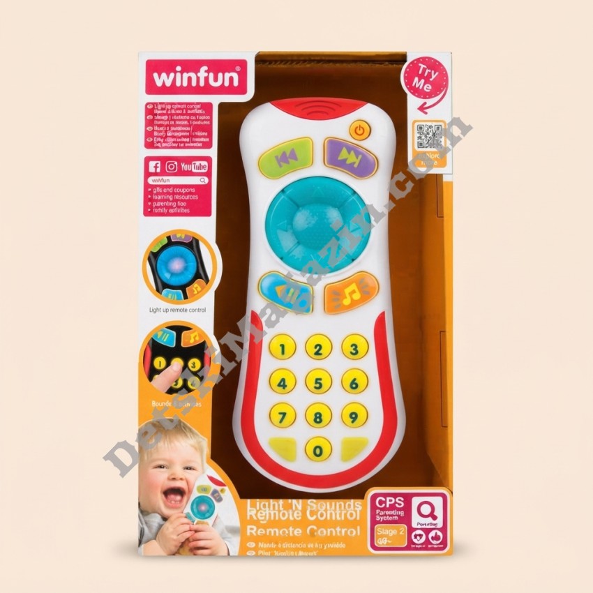 Детско Дистанционно със звук и светлина WINFUN 