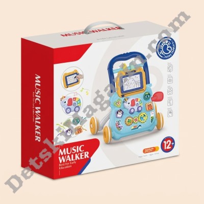 Музикална проходилка Huanger Music Walker Синя