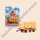 Модел за колекция GreenLight Bale Throw Wagon