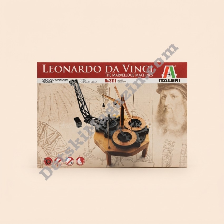 модел за сглобяване da Vinci Flying Pendulum Clock
