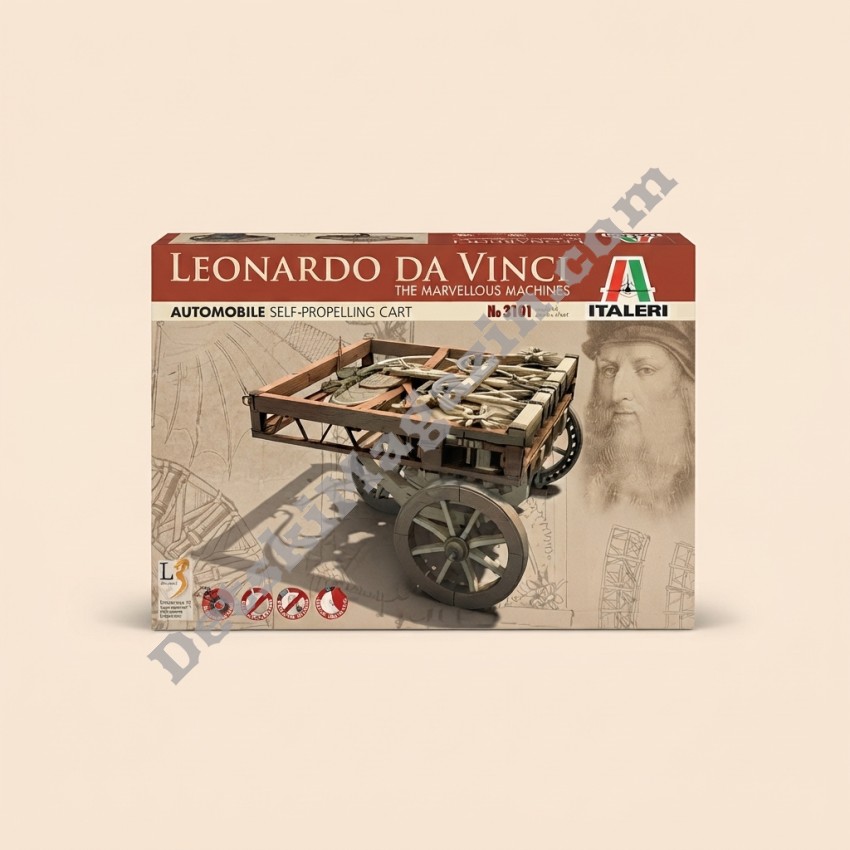 модел за сглобяване da Vinci Self-Propelling Cart